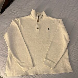 Polo Ralph Lauren Cream Zip-Up Sweater